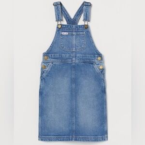 LEE X H&M Girls Denim Blue Overall Dress